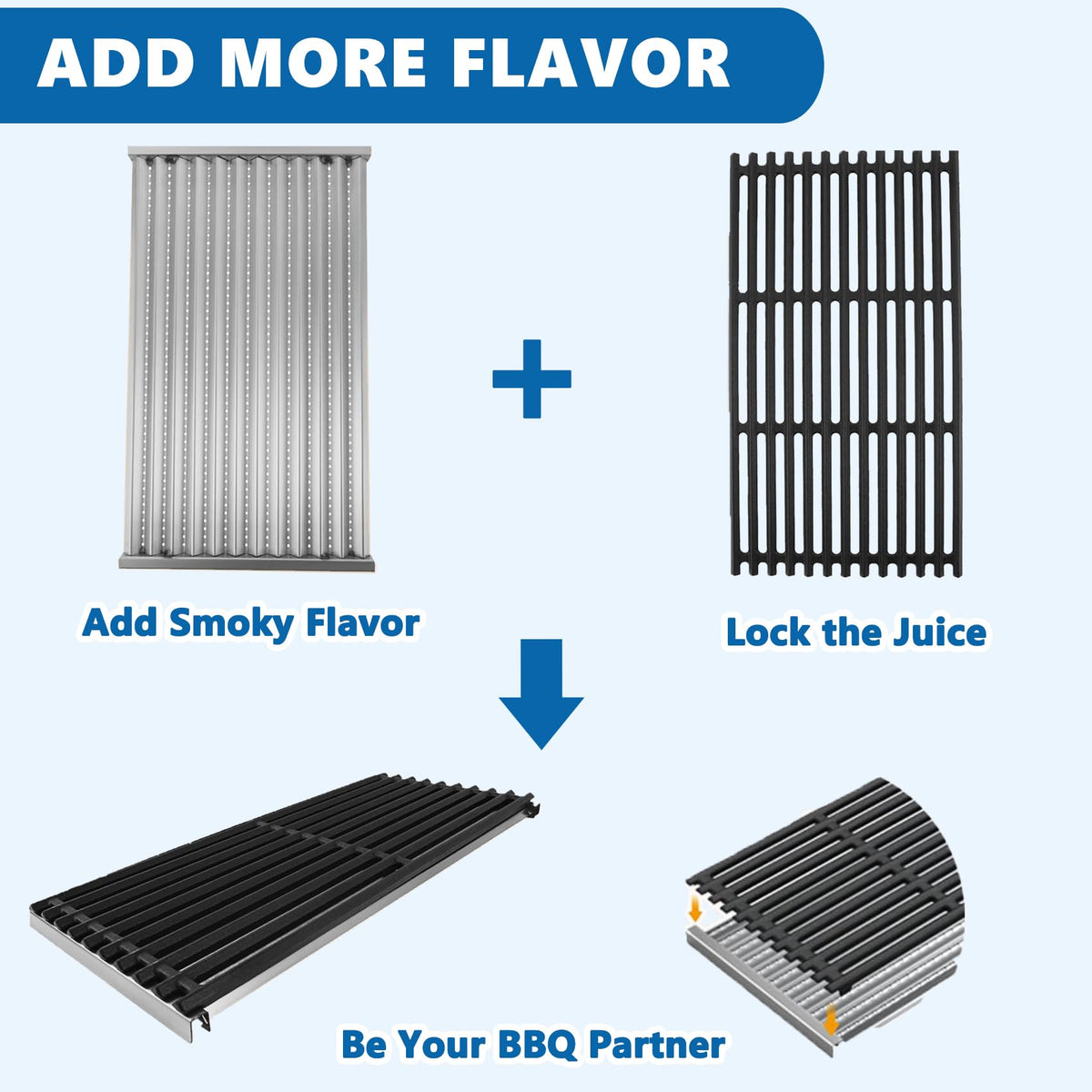 SafBbcue 3-pack provides value and long-lasting materials for frequent grilling.