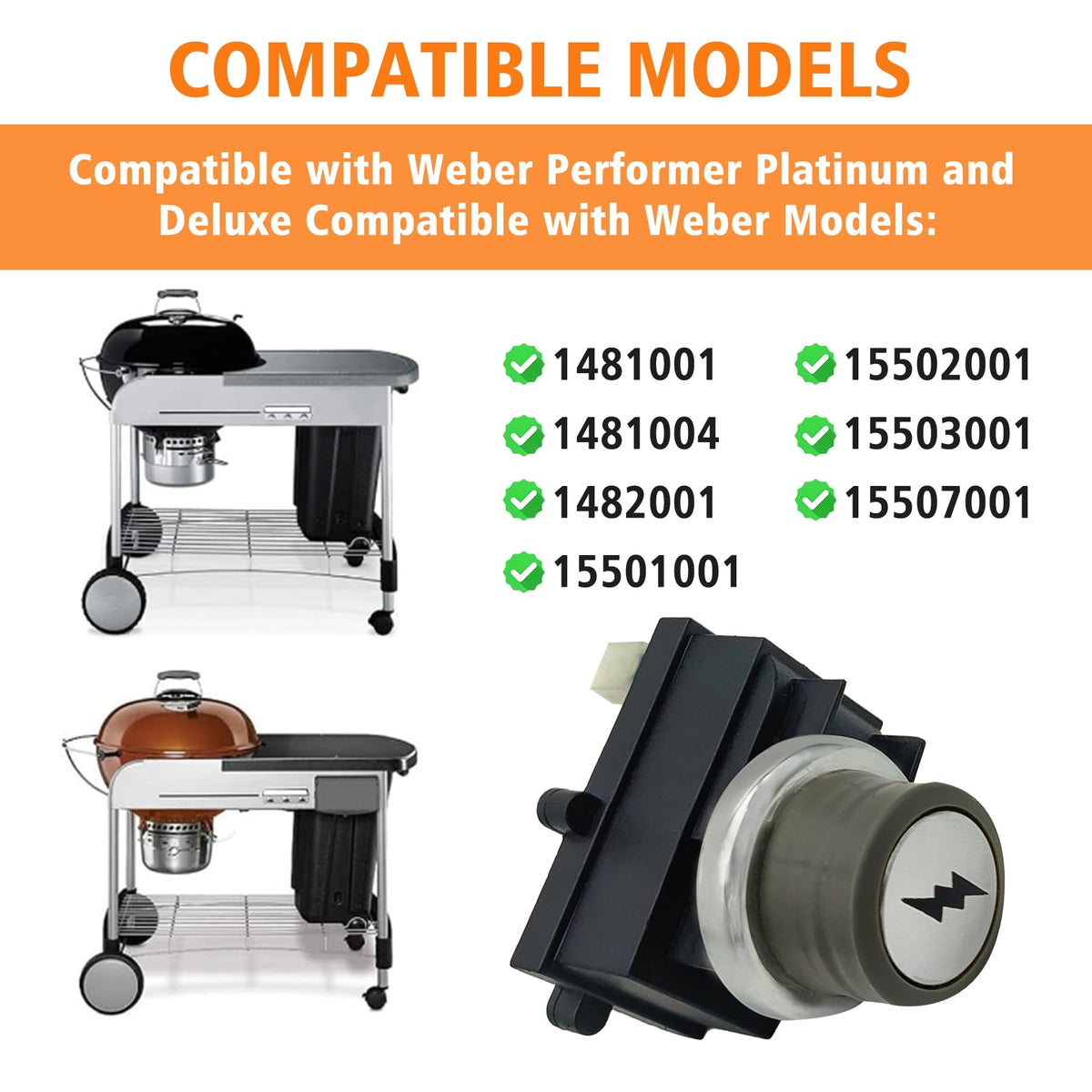SafBbcue 65737 ground wire and module housing provide sturdy ignition connections