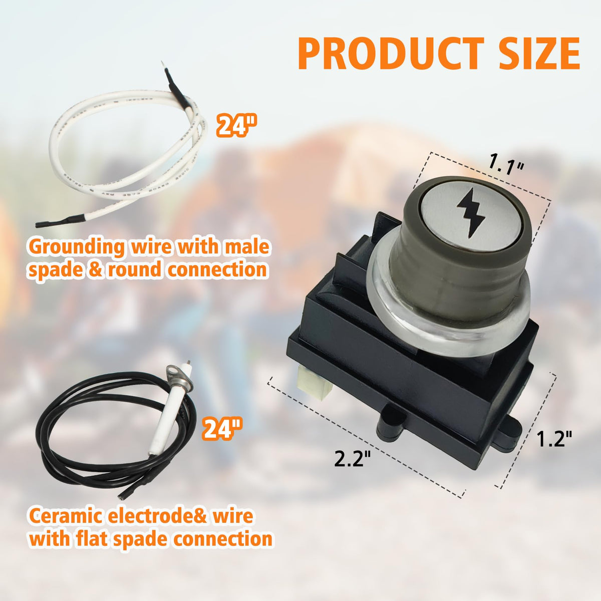 SafBbcue 65737 ignition module housing for durable Weber installation