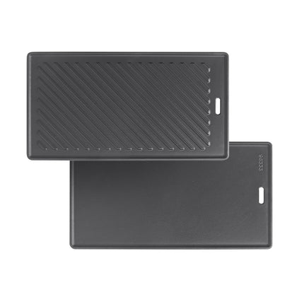 SafBbcue 96333 grill plate for Monument 77352; durable cast iron delivers even heat.