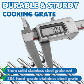 SafBbcue 97888 grill grate 41847NG close-up shows sturdy construction