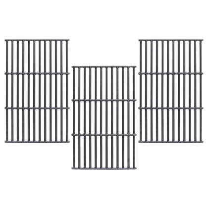 SafBbcue 19.7-inch cast iron grill grate fits Char-Griller 1733/1722/2735 for easy installation.