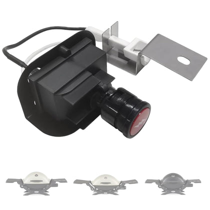 SafBbcue ignition push-button for Weber Q1200/Q2200 startup reliability.