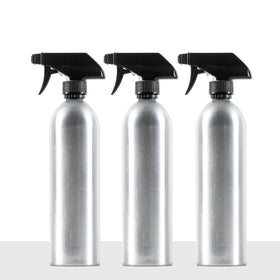 Safe Housekeeping aluminum spray bottles 20oz 3-pack with durable aluminum build for versatile cleaning
