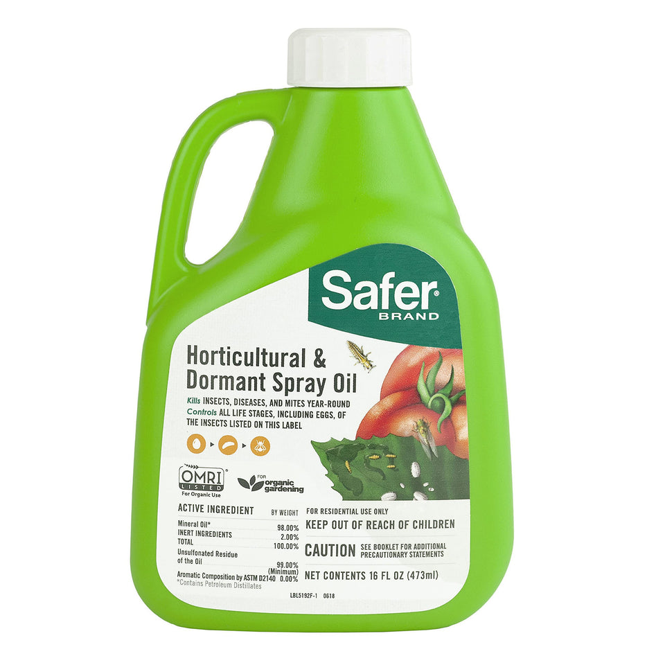 Safer Brand 5192-6 bottle front for pest and disease control.