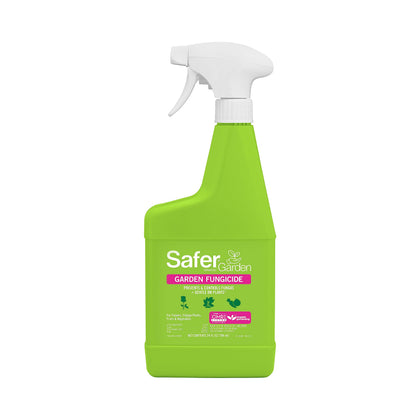 Safer Brand Garden Fungicide bottle ready-to-use protects plants from disease