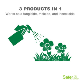 Safer Garden Neem Oil Spray on roses to guard against pests