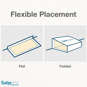 Safer Home trap applied along baseboards and corners for discreet pest capture