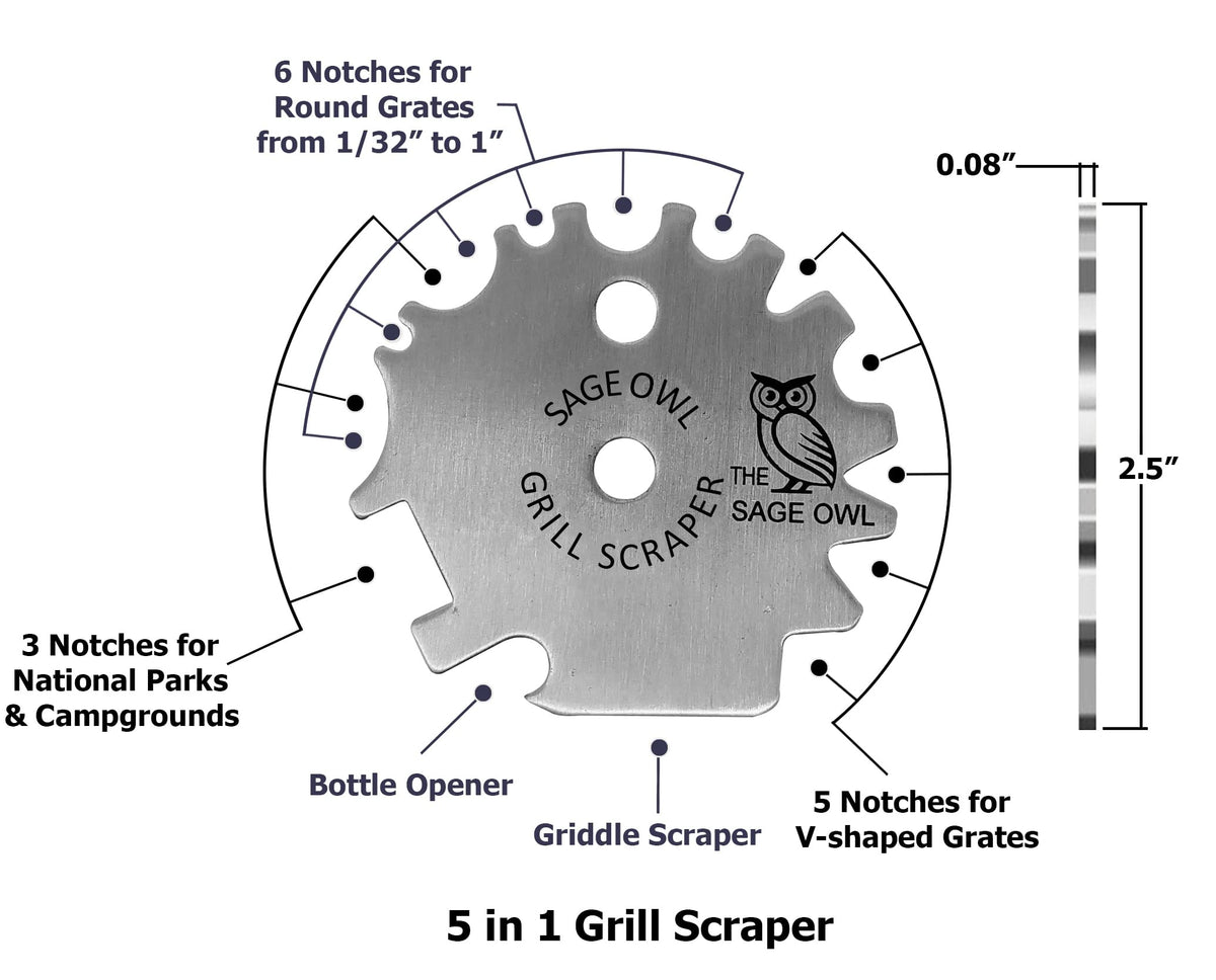 Sage Owl portable design ideal for camping and tailgating.