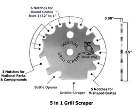 Sage Owl portable design ideal for camping and tailgating.