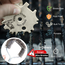 Sage Owl S-hook included for easy tool organization.