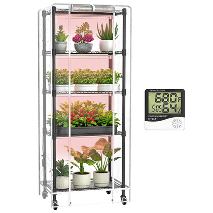 Sagrynfp indoor greenhouse with five-tier setup for organized seed starting