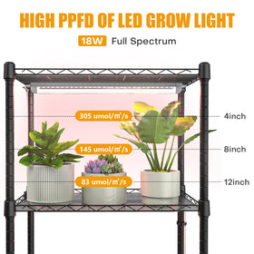Sagrynfp transparent lid with roll-up door for easy watering and viewing