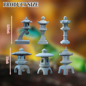 Saihisday aquarium pagoda ornament enhances underwater-themed décor.