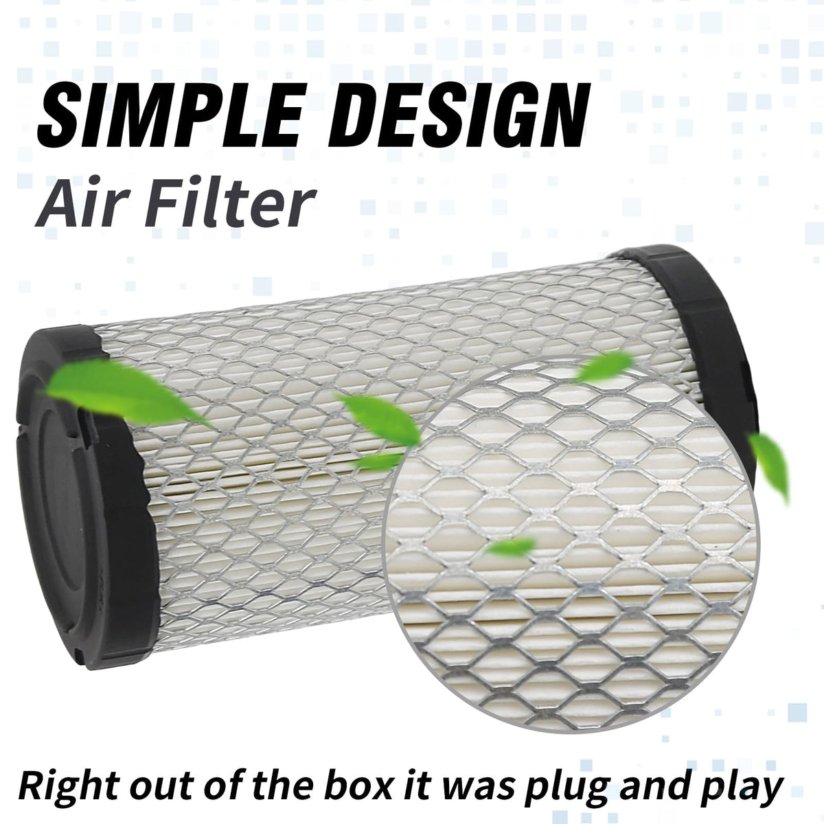 Saihisday inner air filter for Kohler Kubota compatibility and engine cleanliness