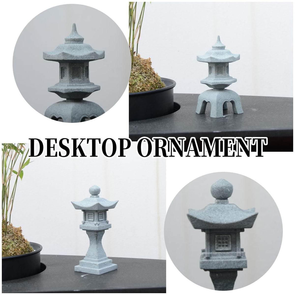 Saihisday micro landscape pagoda for indoor and outdoor displays.
