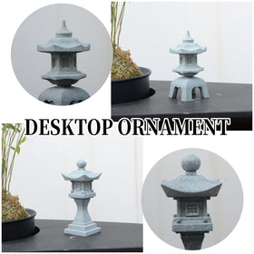 Saihisday micro landscape pagoda for indoor and outdoor displays.