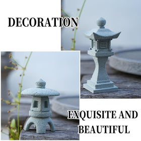 Saihisday sandstone resin pagoda sculpture suitable for gifts.