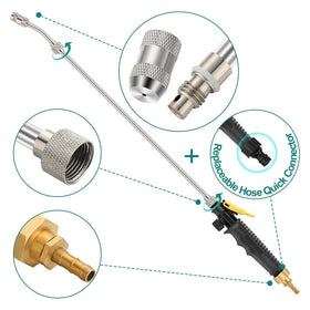 Saillong lockable switch provides steady control during gardening tasks.