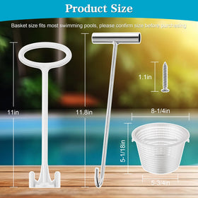 Saillong compatible with common inground skimmers for quick replacement.