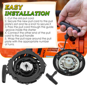 Saillong dual-handles kit included for simple replacement.