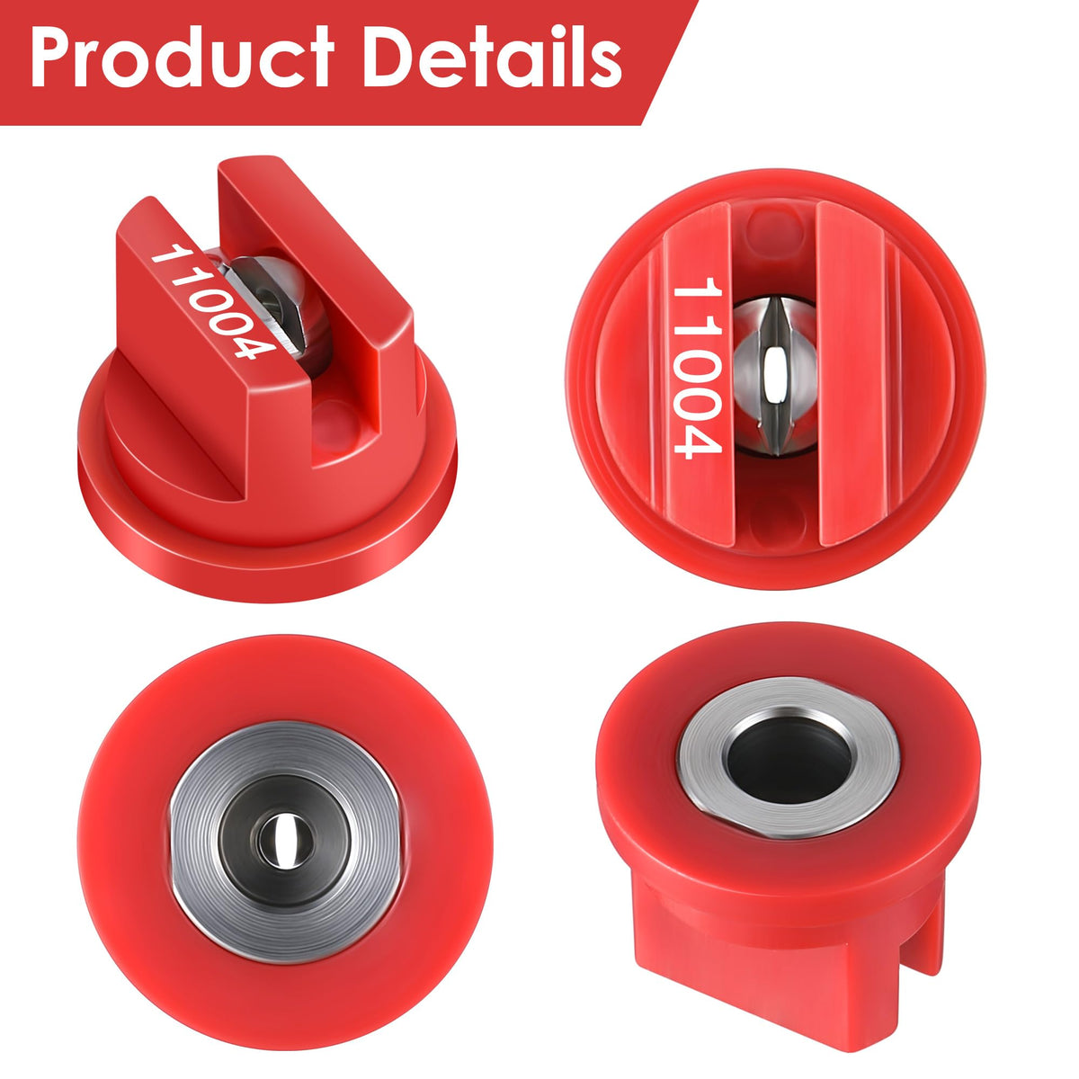 Saillong easy-install spray tip enables quick replacements and minimal downtime.