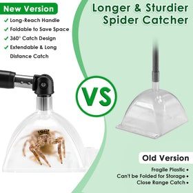 Saillong spider catcher enables reach to high ceilings and dark corners