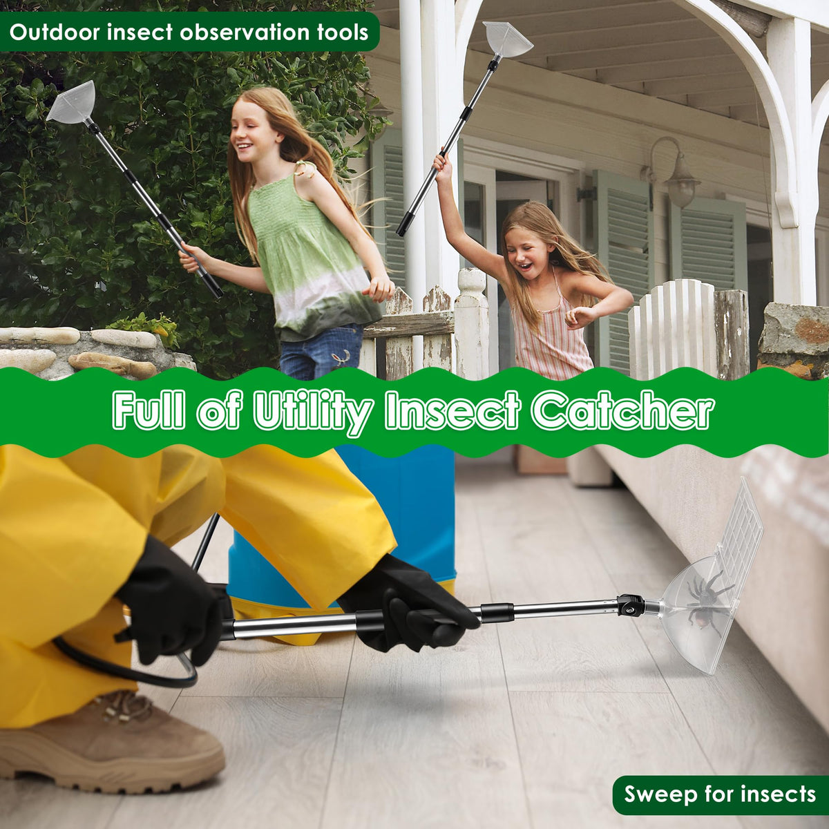 Saillong package includes the extended spider catcher for easy use