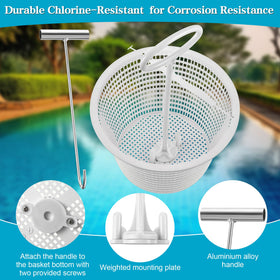 Saillong stainless steel hook helps pull baskets without bending.