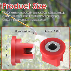 Saillong stainless steel sprayer nozzle offers durability for outdoor use.