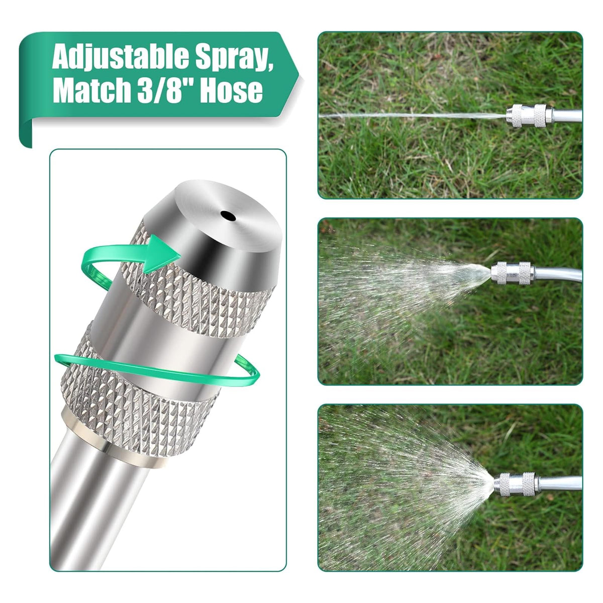 Saillong stainless steel tube with rubber handle offers comfortable grip.