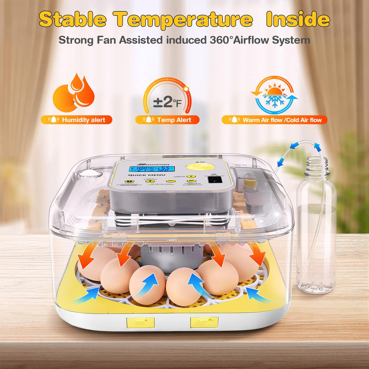 Sailnovo 360-degree view incubator lets you observe embryo development from all angles
