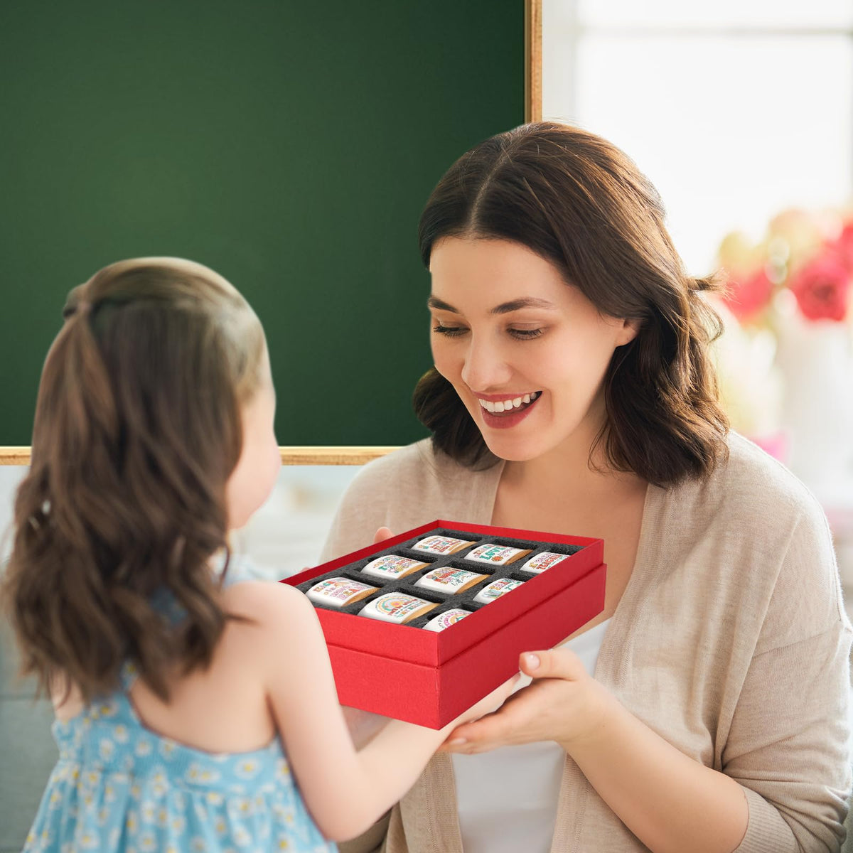 Best teacher Ever and other quotes add charm to gifting