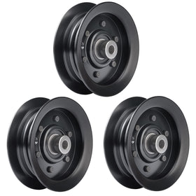 Saiyugty 3-pack idler pulleys ready for replacement on Toro Exmark decks