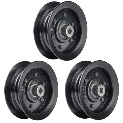 Saiyugty 3-pack idler pulleys ready for replacement on Toro Exmark decks