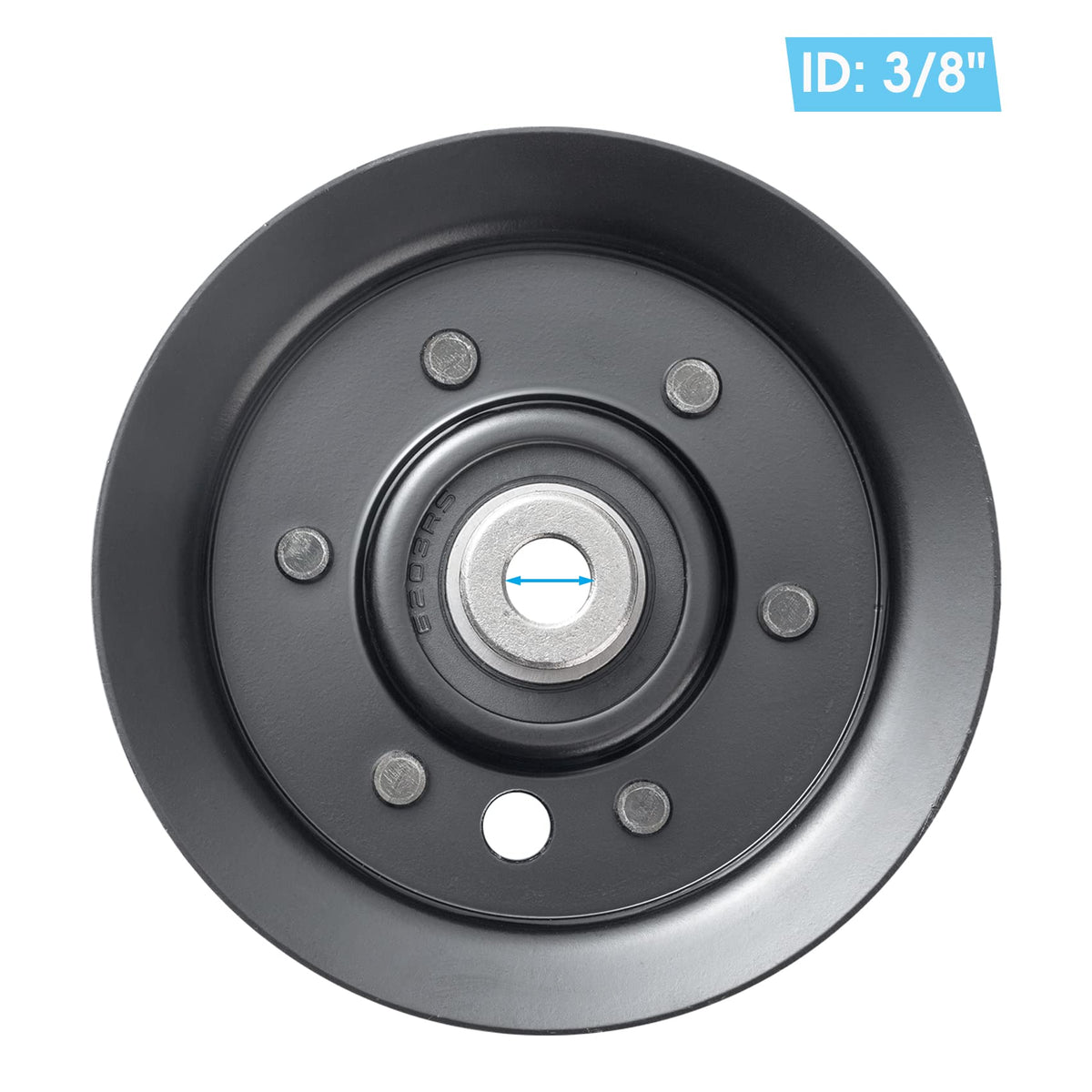 Saiyugty idler pulley 132-9420 side view with compact profile