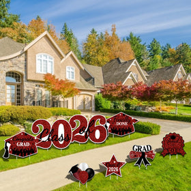 Sakayo 2026 yard sign with year 26 for lawn celebration