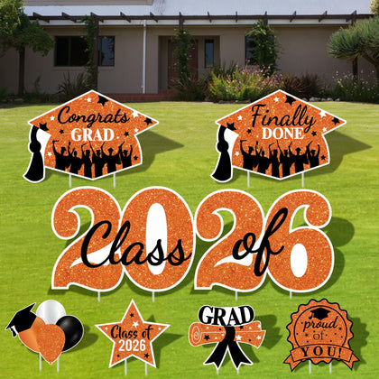 Sakayo 2026 graduation yard sign year number for outdoor celebrations, eye-catching yard decor.