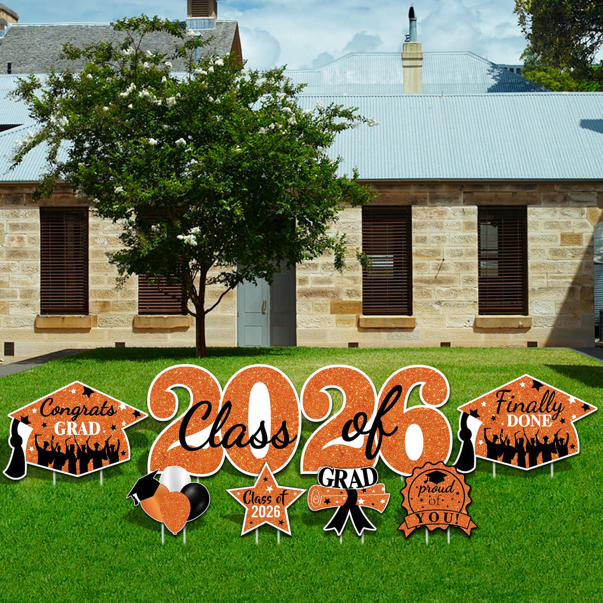 Sakayo easy-install stakes for quick setup and secure yard sign display.
