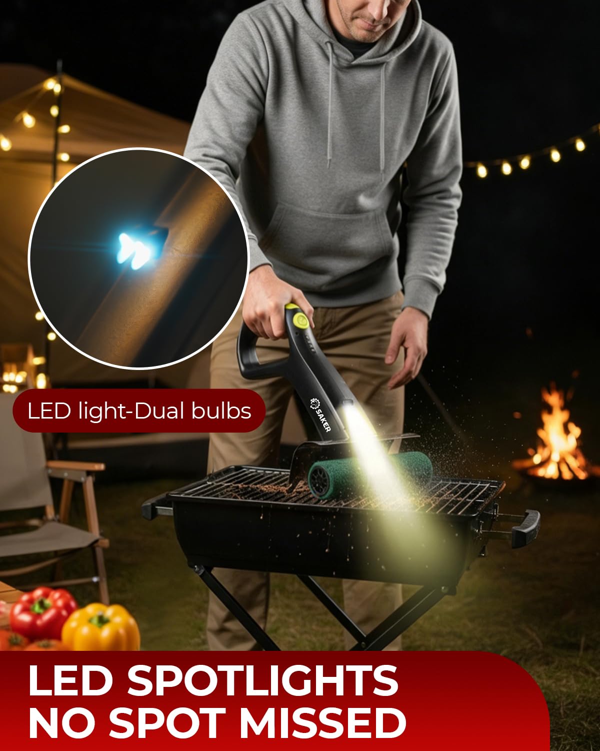 Saker grill cleaning kit makes a thoughtful gift for dad and barbecue lovers.