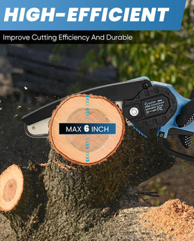 Saker Mini Chainsaw 6-inch bar for precise trimming and small-tree work