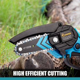 Saker Mini Chainsaw cordless 20V battery-powered performance for longer runtime