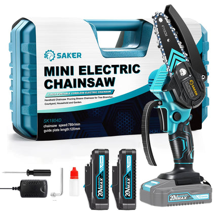 Saker Mini Chainsaw compact design for easy handling and storage