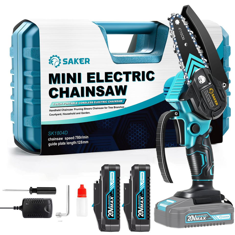 Saker Mini Chainsaw compact design for easy handling and storage