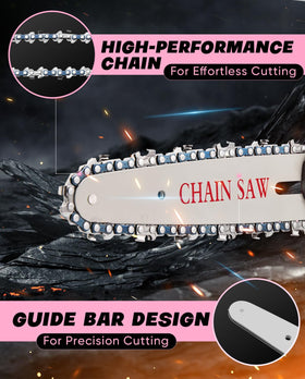 Saker Mini Chainsaw lightweight design eases handling for all users