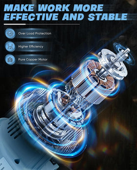 Saker Mini Chainsaw safety lock engaged for secure operation
