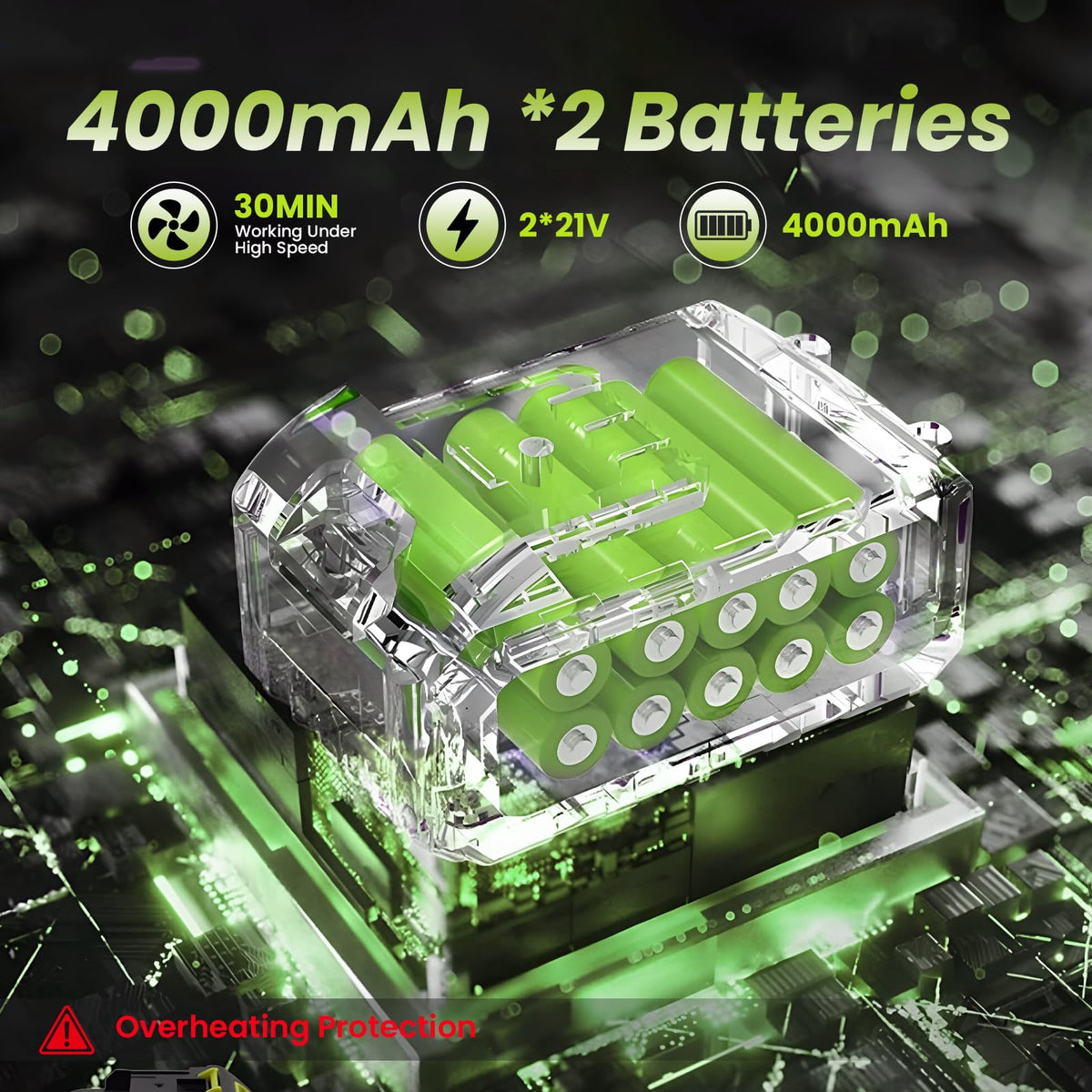 SakerPlus blower with 3-speed control for precise airflow