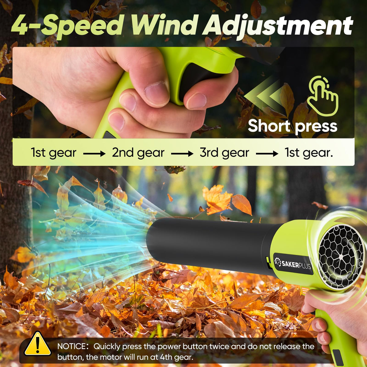 SakerPlus ideal for patios and driveways cleaning.