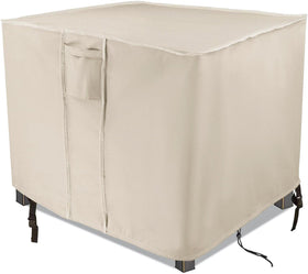 Saking fire pit cover 30-inch square fit protects the table from rain and debris