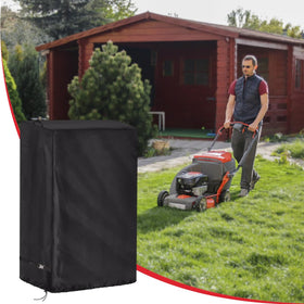 Saking Lawn Mower Cover bottom-elastic-drawstring ensures wind-resistant fit.